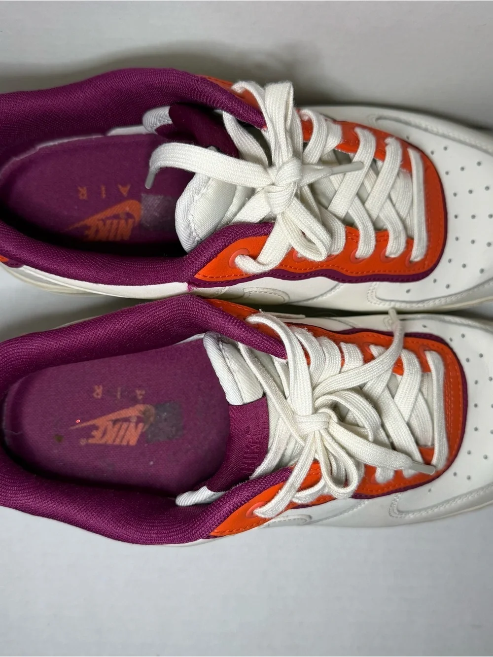 Nike Air Force 1 Orange Berry Sneakers Men’s Size 9.5